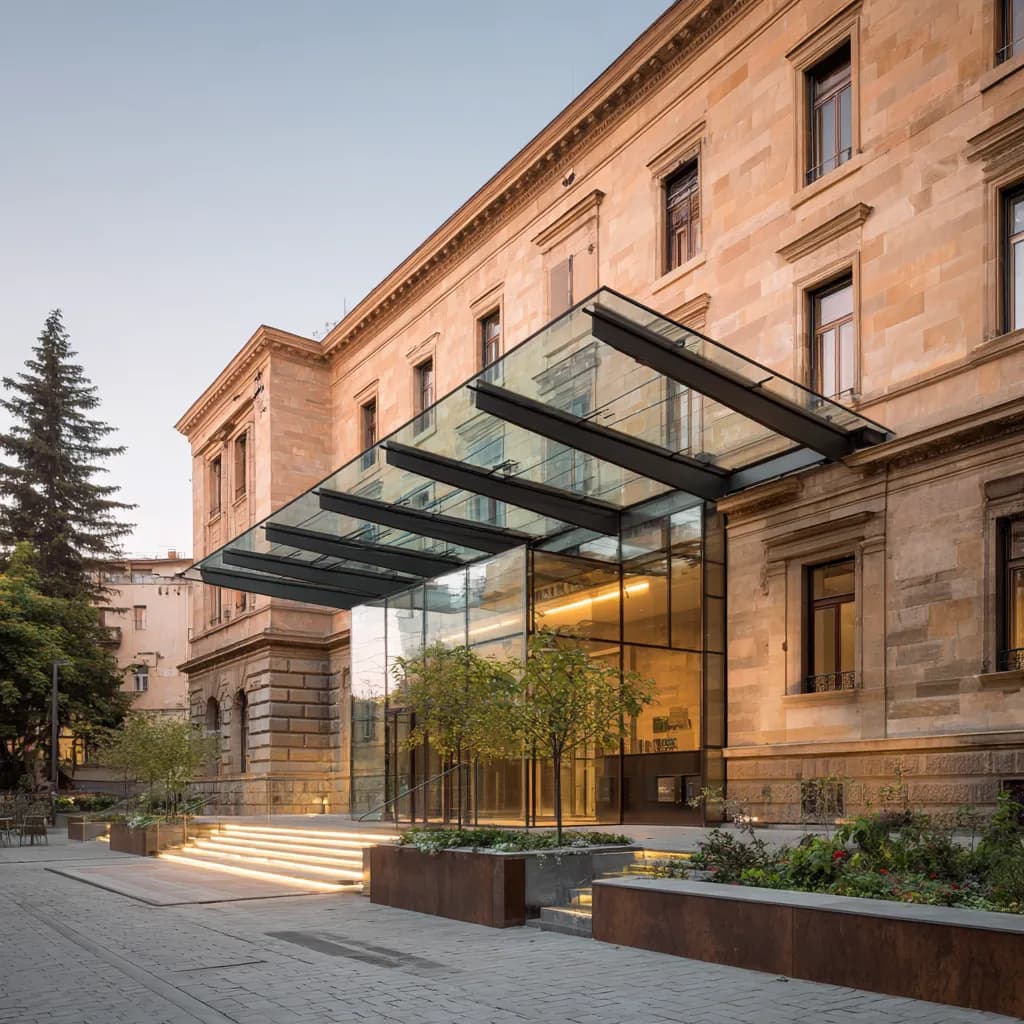 Moderna zgrada srpske institucije