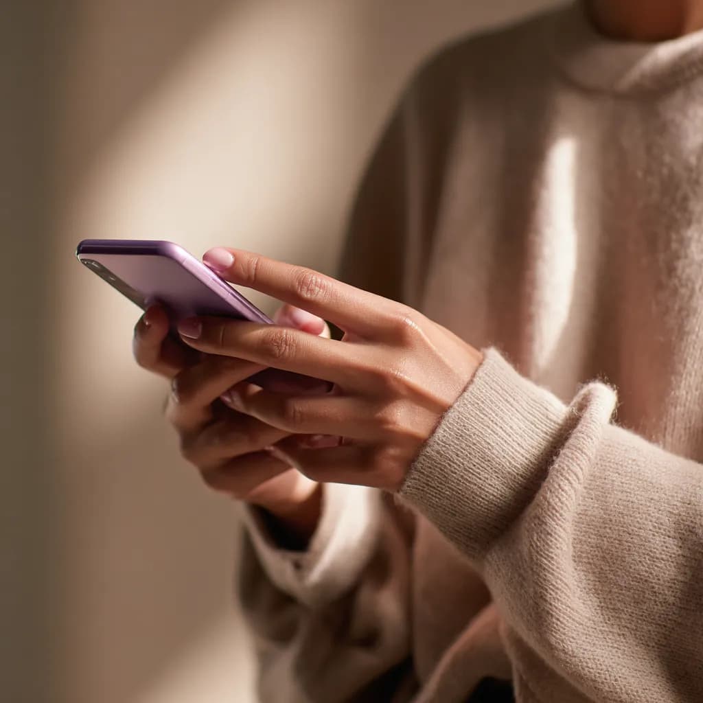 Ruke koje drže telefon